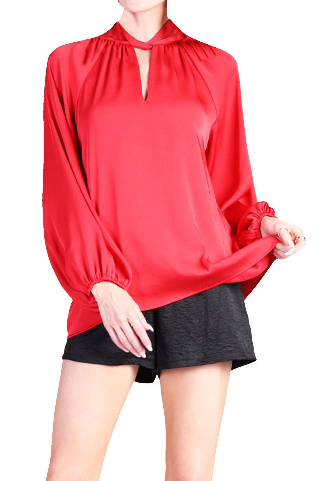 Full Sleeve Top in Red