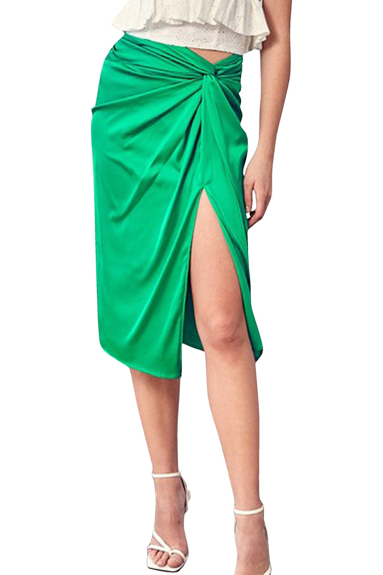 Green Sarong Skirt for Women