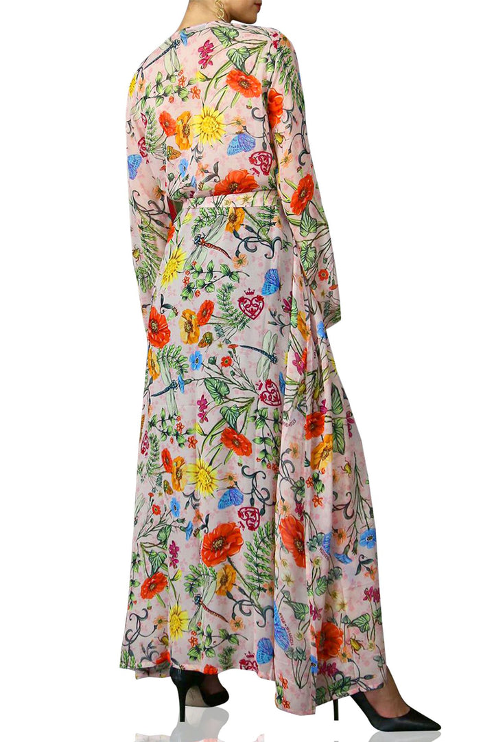 feminine style, garden motif, elegant silhouette, bold colors, luxe look, runway feel, shahida-kyle-richards