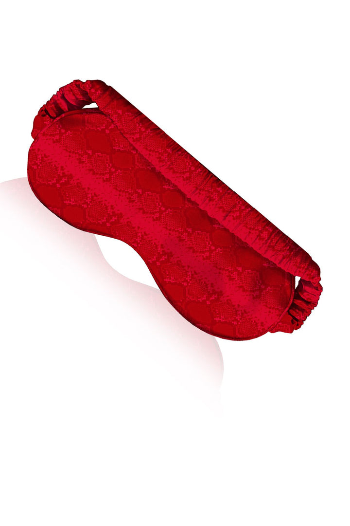 luxury eye mask, cupro fabric, Shahida Kyle Richards, sustainable accessory, biodegradable mask, womens fashion