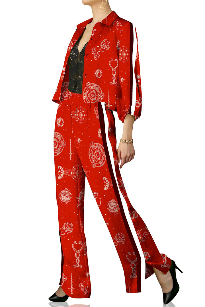 women’s wear, bold style, elegant red, fashion set, modern outfit, stylish set, shahida kyle richards, online shopping