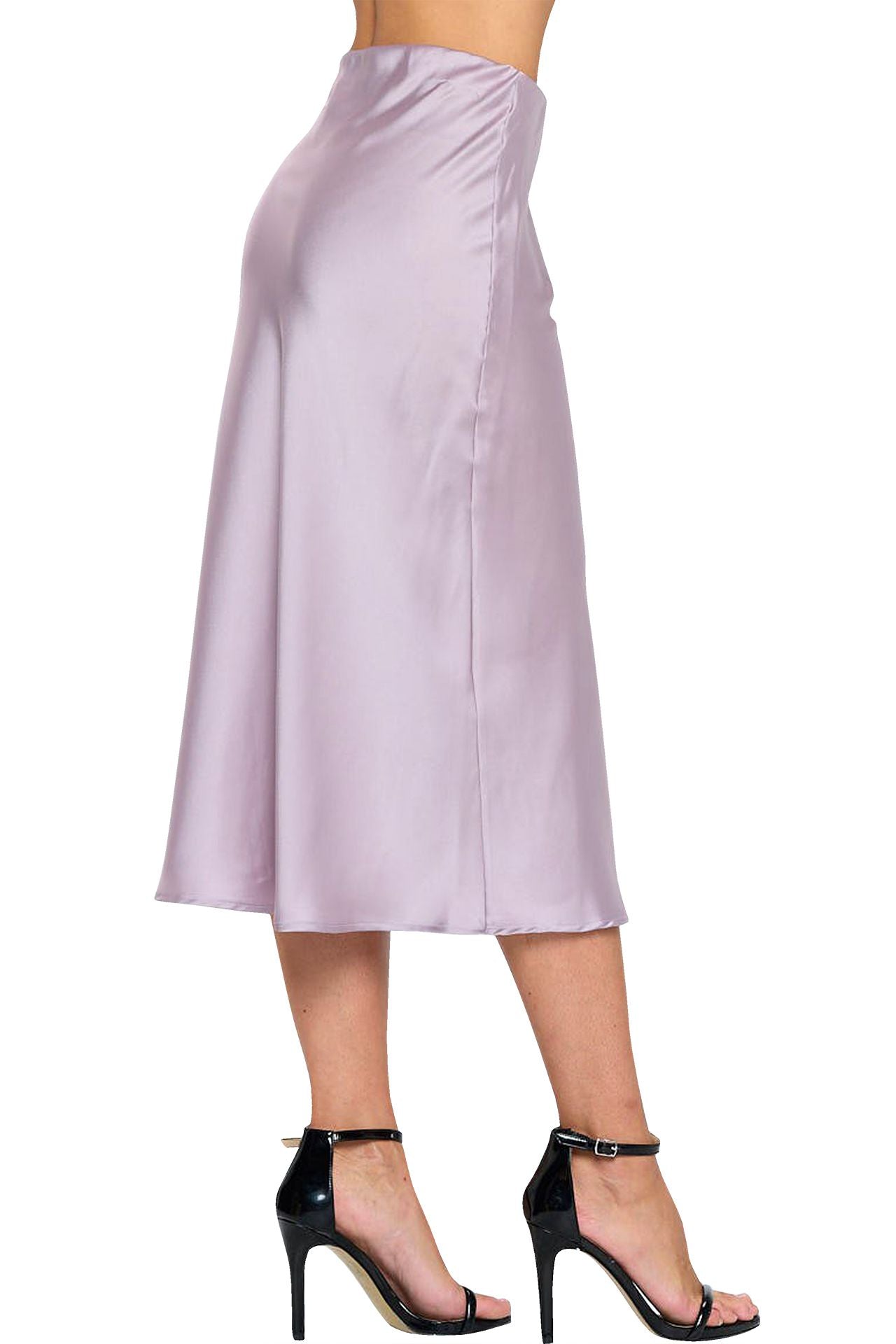 Long Maxi Skirt in Lavender