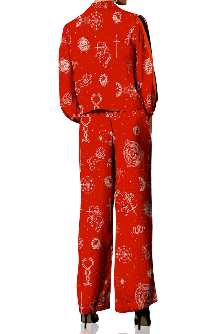 luxury set, stylish outfit, bold red, modern design, elegant style, fashion outfit, trendy set, shahida kyle richards, online shop