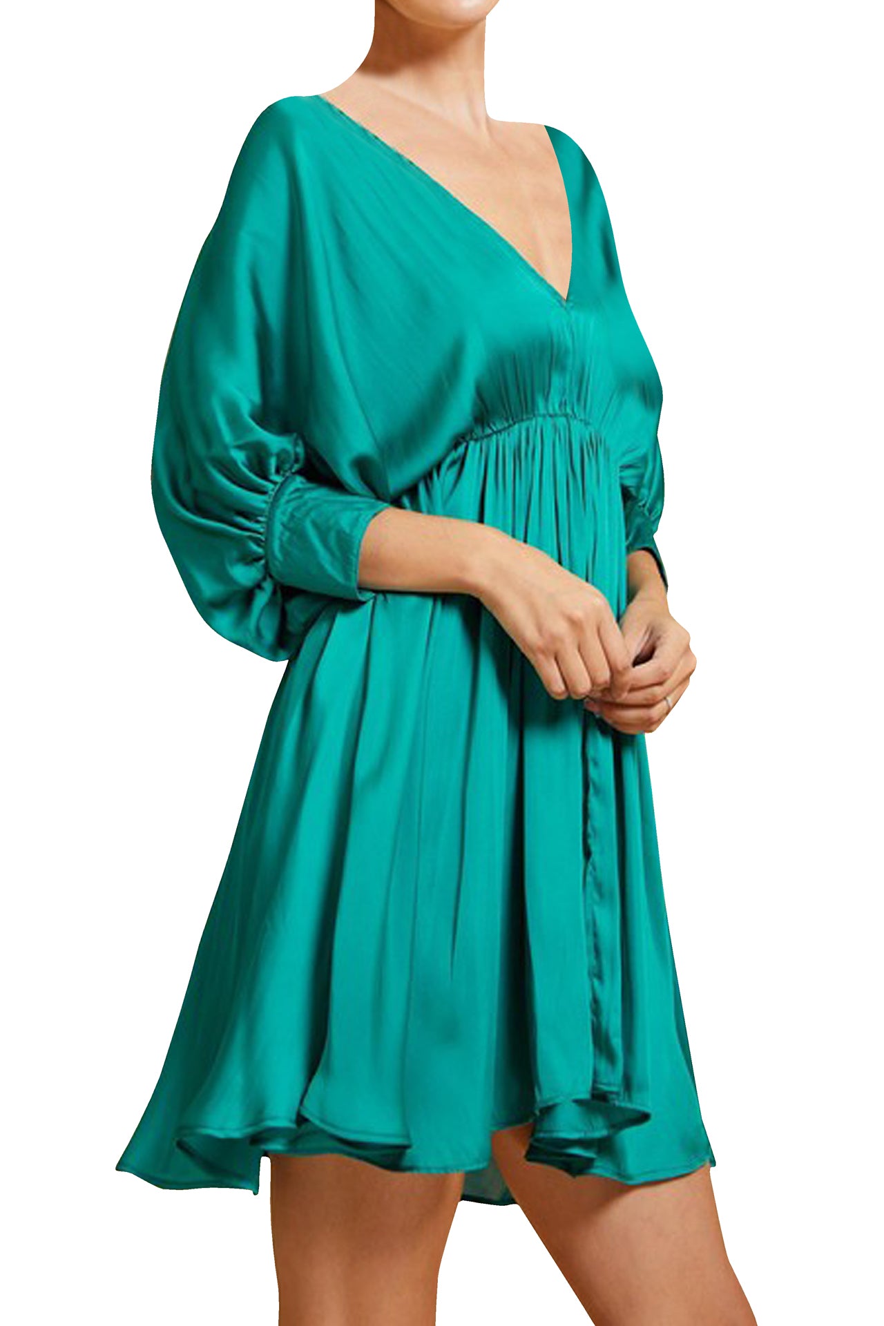 Green Women Short Dress