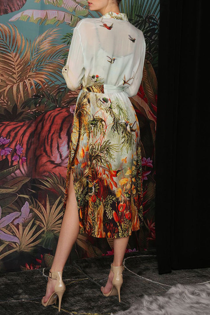 bird shirt dress Wildflowers & Dixie - ZUTTER