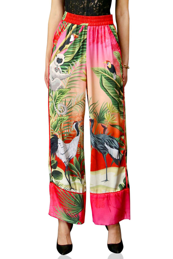 silk pants women, Kyle Richards style, wide leg trousers, satin luxury pants, fashion designer bottoms