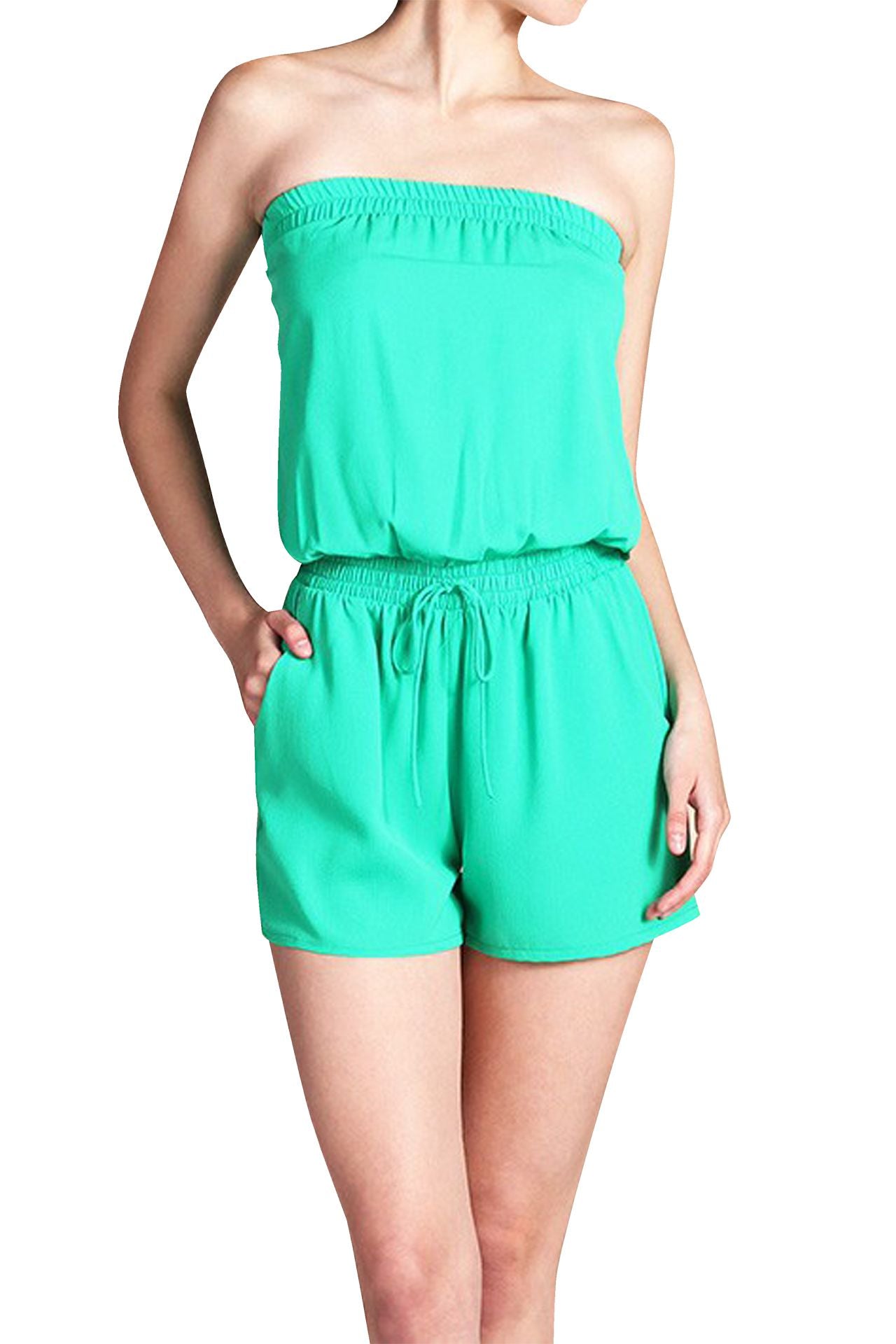 Women Shorts in Green